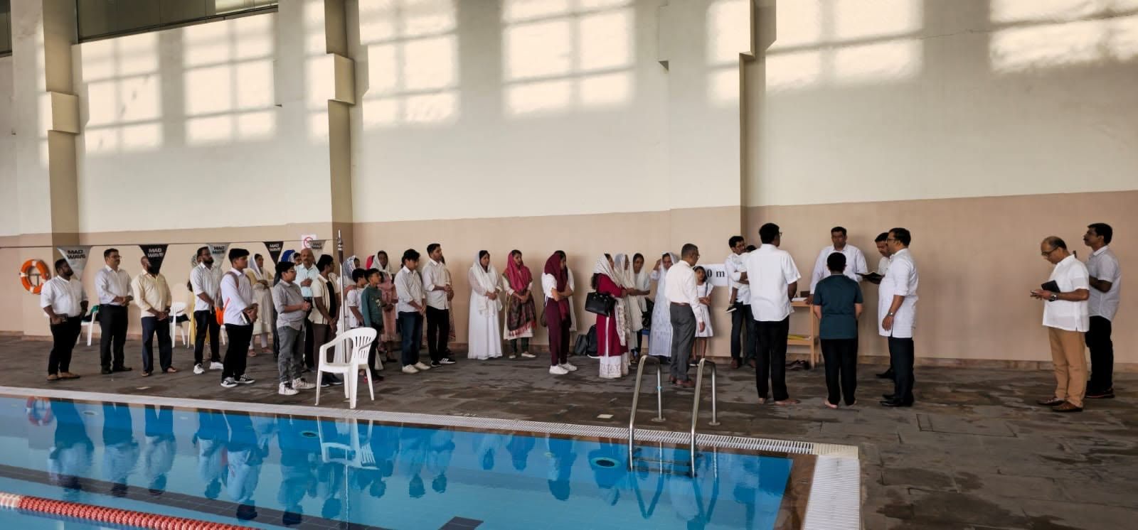 Baptism service at MERC Dubai