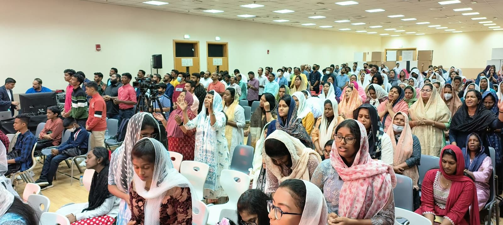 MERC Dubai congregation gathered in prayer