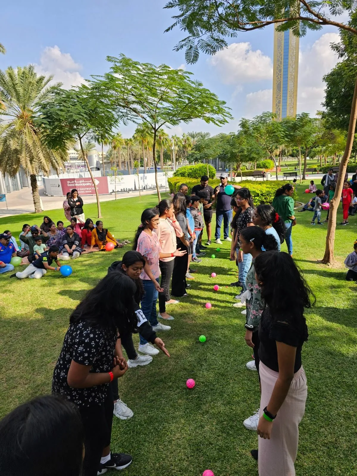 Games on the grass at the MERC church picnic